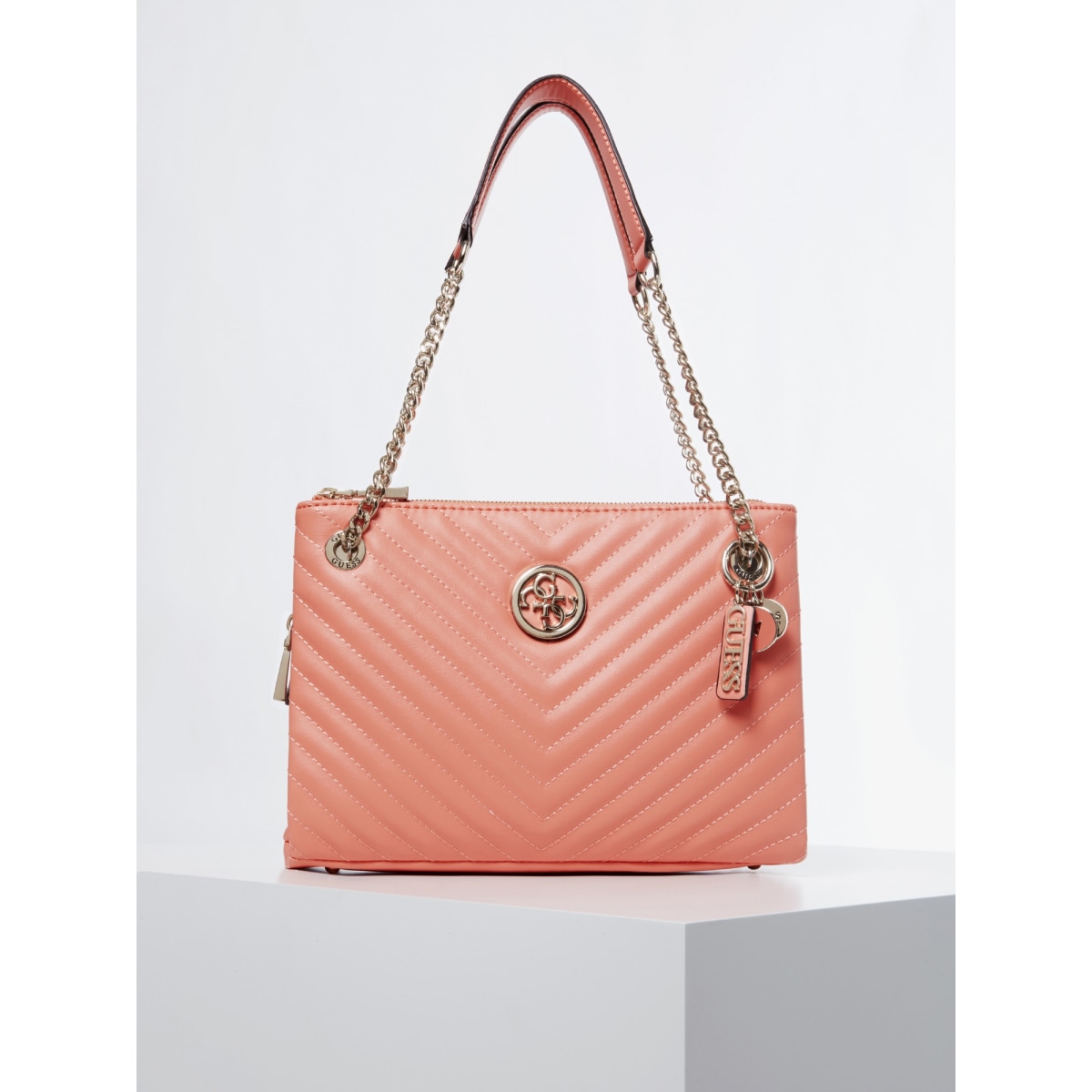 Guess Coral Women's Blakely Status Luxe Satchel