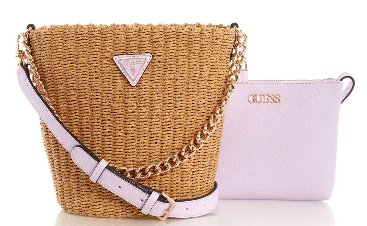 guess mini bucket bag